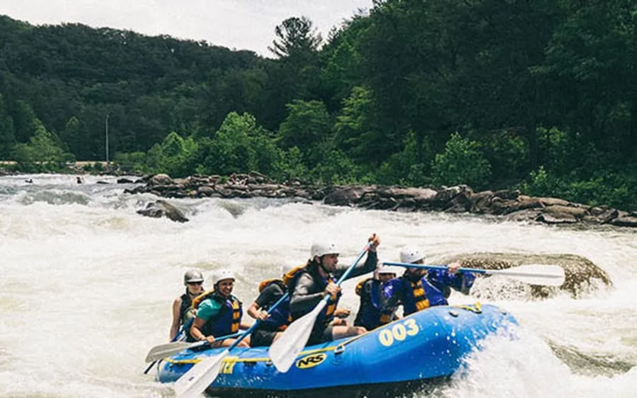 White water rafting on the Kali river in Dandeli