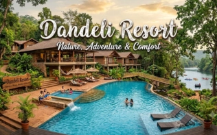 Resort getaway with pool in Dandeli