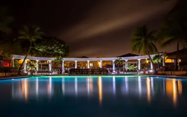 Swimming pool at a Dandeli resort package stay