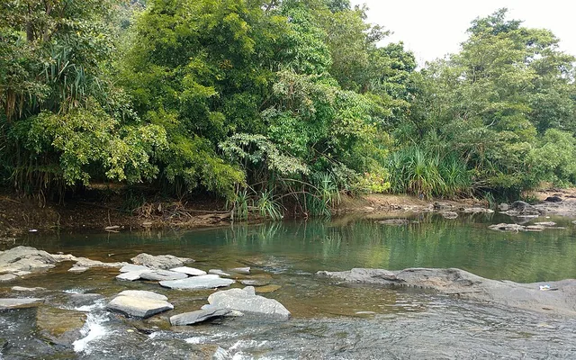 Moulangi river confluence and Eco Park near Dandeli