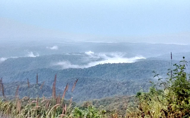 Panoramic viewpoint over the Kali river valley near Dandeli