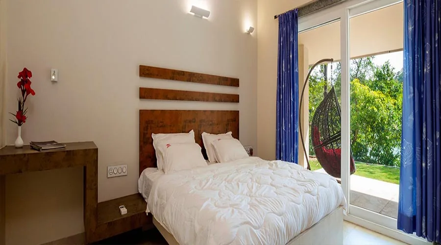 Property grounds at Whistling Woods River Resort Dandeli