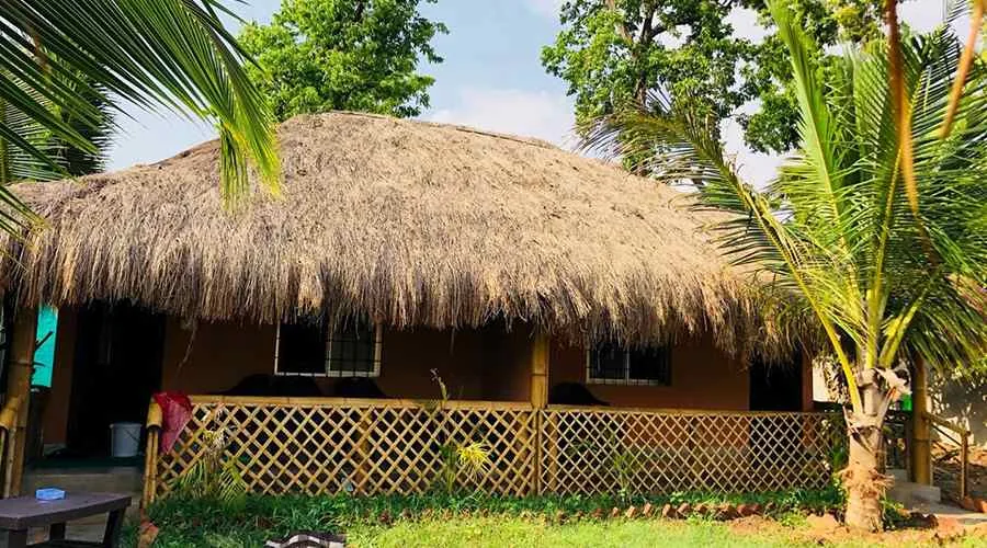 Property view at Jungle Bell River Resort Dandeli