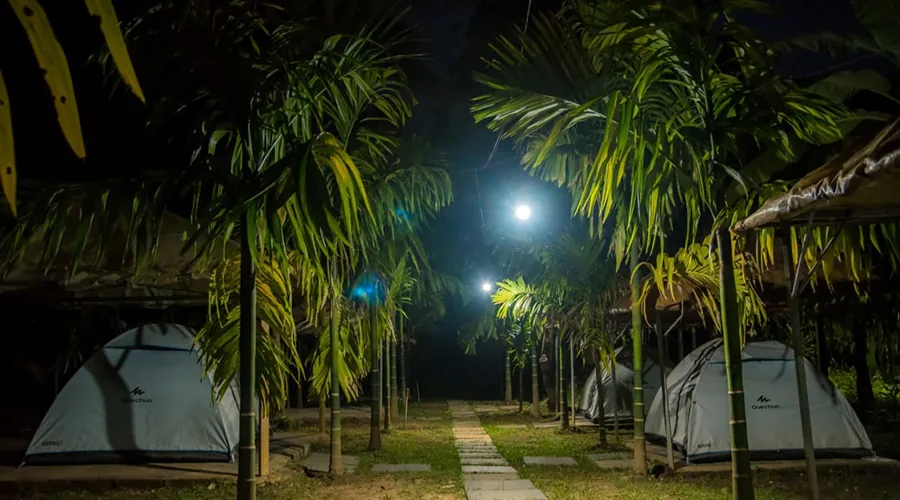 Forest-edge laterite cottage at Pepper Paradise Homestay Dandeli