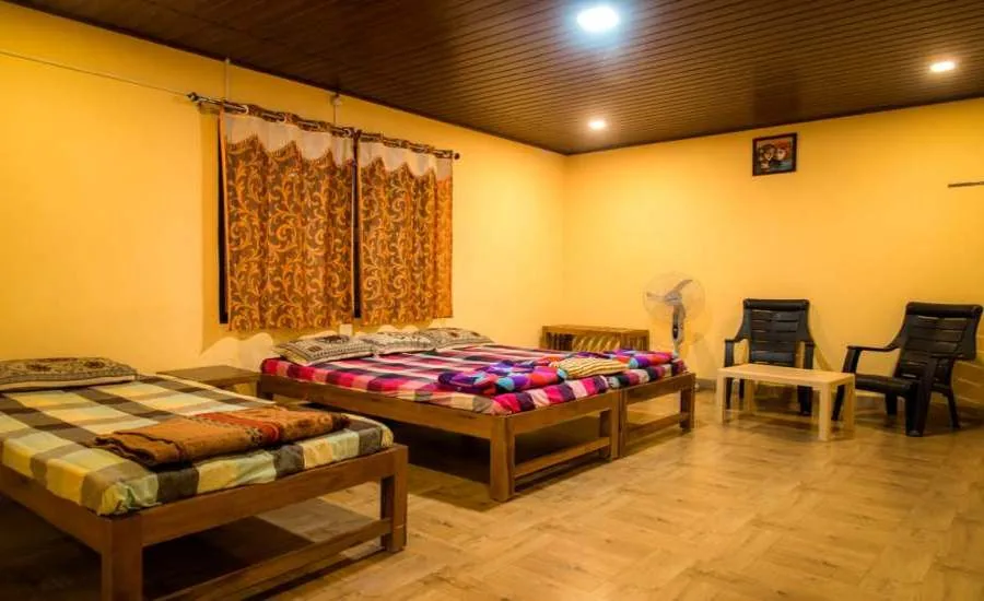 Multi-bed cottage room at Pepper Paradise Homestay Dandeli