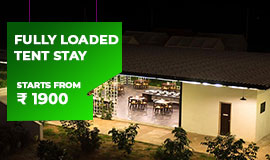 dandeli river side tent fully loaded