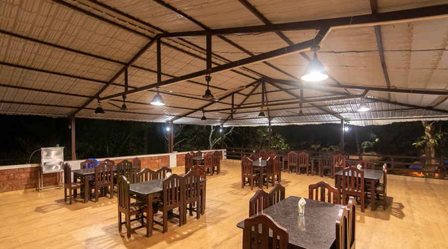 luxury swimming pool resort in dandeli
